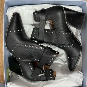 Antonio Melani Studded Leather Heels